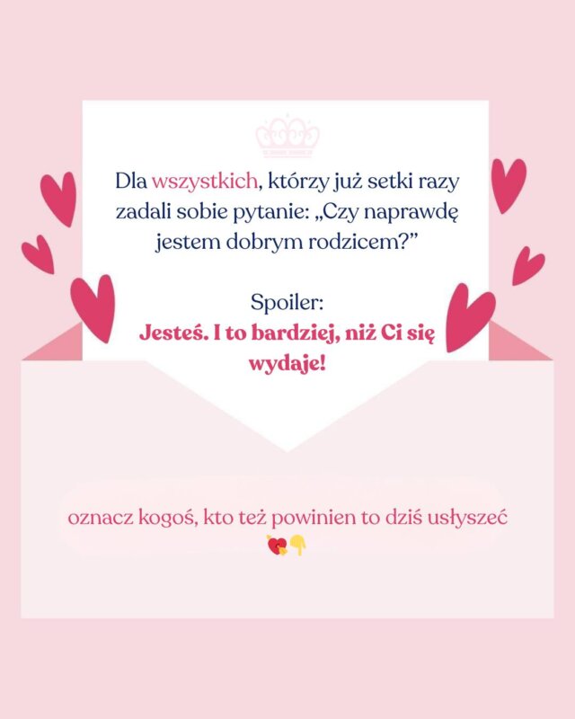 Chociaż rodzicielstwo nie jest każdego dnia spacerem po parku różanym, my w Kendamilu wiemy, że wkładacie w nie całe swoje serce. Dlatego wysyłamy do Was małą wiadomość. 💌

Pomóżcie nam ją szerzyć dalej i oznaczcie inne mamy lub ojców, którzy dziś potrzebują to usłyszeć. 🫶

#Kendamil #na100pro #bezkompromisów #rodzicielstwo #KendamilPL #KendamilPremium #DlaNajukochańszych